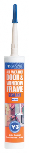 Bostik V3 Door & Window Frame Sealant - White - Standard - Box of 12